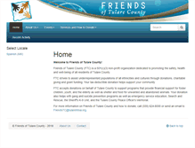 Tablet Screenshot of friendsoftularecounty.org